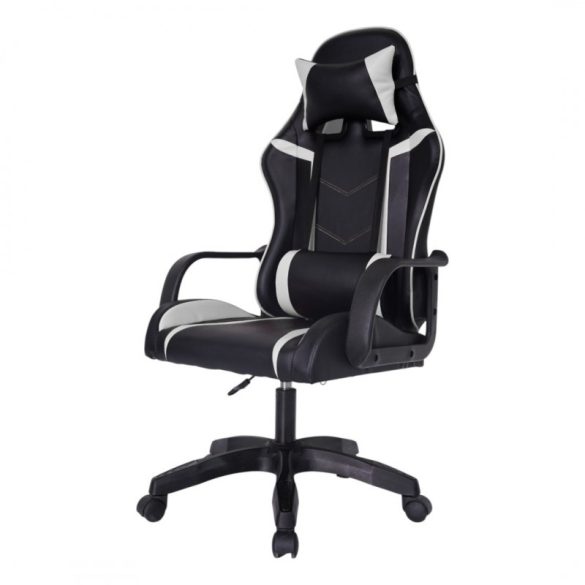 Herná stolička EC GAMING s masážnym bedrovým vankúšom KO35B