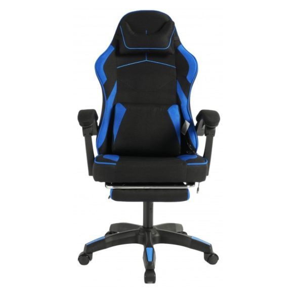 Otočná herná stolička VECTOR s masážnou funkciou a opierkou na nohy KO48N