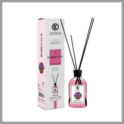 BUBBLE GUM Vonný difuzér s tyčinkami – 50 ml KR020