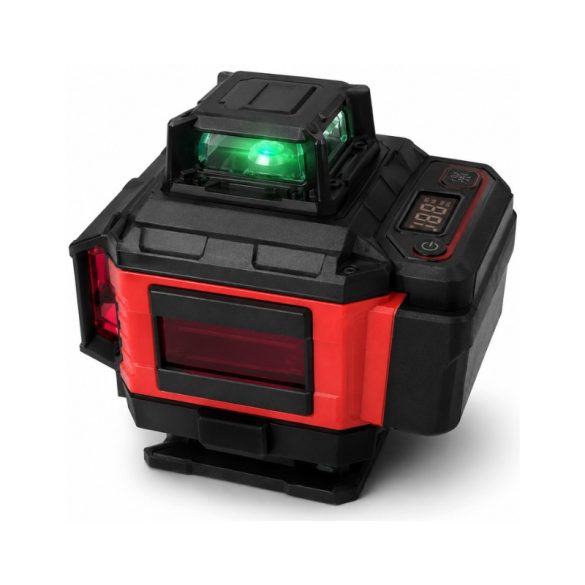 Nabíjateľná zelená laserová vodováha King Tools s 16 líniami, model KT-9908
