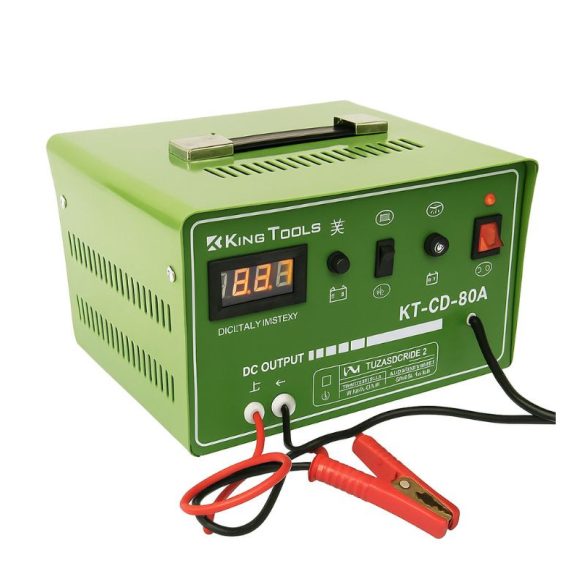 Digitálna nabíjačka autobatérií King Tools KT-CD-80A