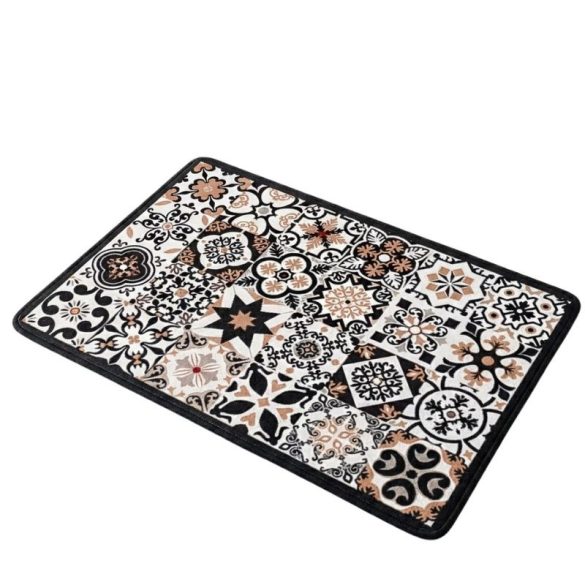 Absorpčná podložka pod kávovar a sušiaca podložka na riad 40 x 50 cm – Vintage vzor dlaždíc KT7914491-1