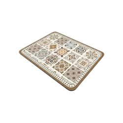   Nasiakavá podložka pod kávovar a odkvapkávacia sušiaca podložka 30 × 40 cm – Hnedo-béžová klasická KT7914491-3