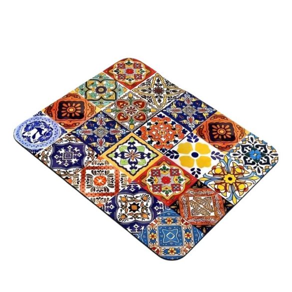 Nasiakavá podložka pod kávovar a odkvapkávacia sušiaca podložka 30 × 40 cm – Farebná Stredomorská KT7914491-5