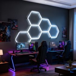   Systém LED svietidiel s šesťhranným dizajnom XH-3712 KVM153X89Q