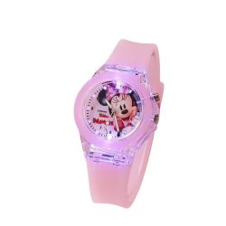 Disney Minnie karikatúrne quartzové hodinky LA4698670