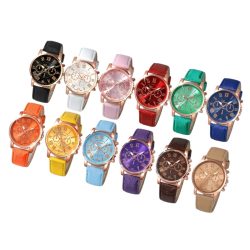  12-dielna sada módnych kremeňových hodín v rôznych farbách LA5641643