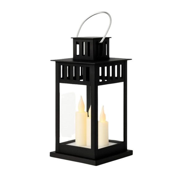 Dekoratívna LED lucerna so sviečkou – 8 × 15 cm LAMP57CZ