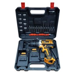   LEO TOOLS 36V akumulátorová vŕtačka/skrutkovač s 2 batériami LE-074