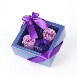   Elegantná ruža zo mydlového kvetu – fialová a levanduľová LE12967641-L