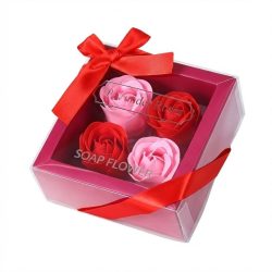   Romantická ruža zo mydlového kvetu – červená a ružová LE12967641-P