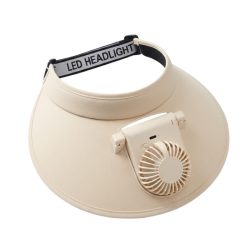   Klobúk so slnečnou clonou a vstavaným ventilátorom LEDH-10