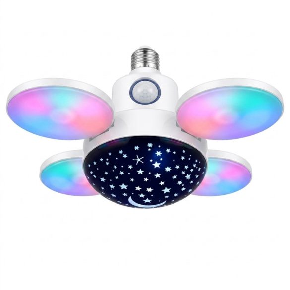 Skladacie RGB LED svietidlo s integrovaným Bluetooth reproduktorom LEDL-01RGB