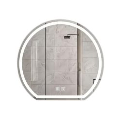   Inteligentné polkruhové LED kúpeľňové zrkadlo – elegancia a moderné funkcie LF11764508