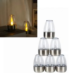   Sada solárnych LED sviečok do exteriéru, 6 ks – teplá biela LG2391520