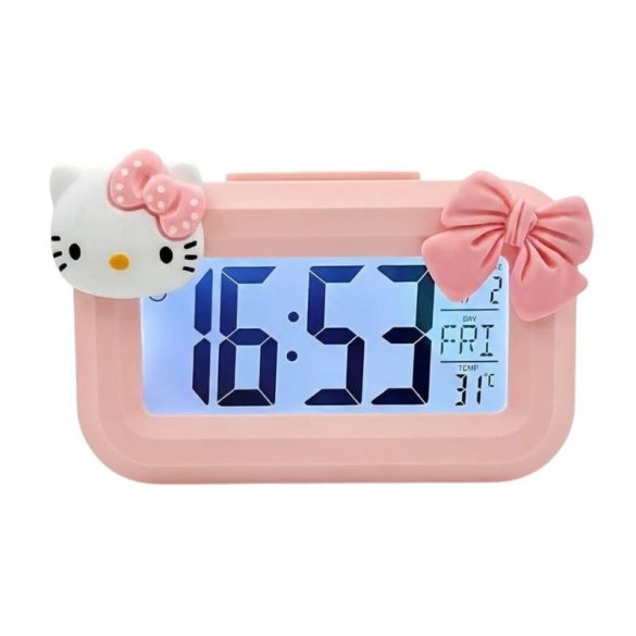 Sanrio Hello Kitty Ružový digitálny budík LH2893404