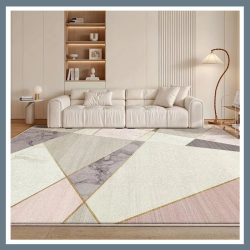Zamatový koberec Pastel Geometry - 200x300 cm LP919422-5