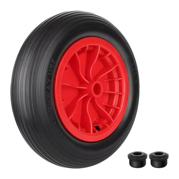 Náhradné koleso pre ručný vozík – plné, odolné proti defektom, 3.50-8 PU LR2579392