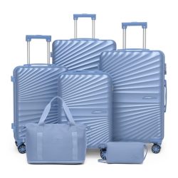   Joyway 6-dielna sada kufrov s tvrdou stienkou – Svetlo modrá LV11708974-3