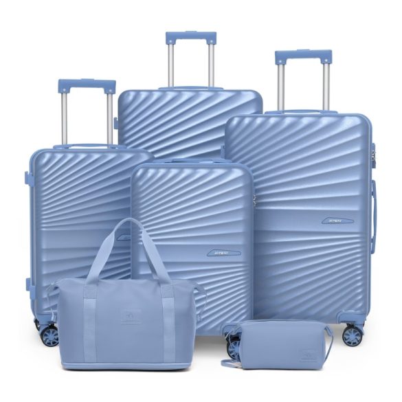 Joyway 6-dielna sada kufrov s tvrdou stienkou – Svetlo modrá LV11708974-3