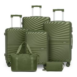   Joyway 6-dielna sada kufrov s tvrdou stienkou – Zelená LV11708974-4