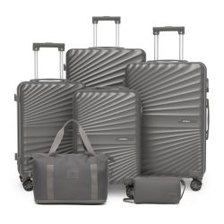   Joyway 6-dielna sada kufrov s tvrdou stenou – Svetlošedá LV11708974
