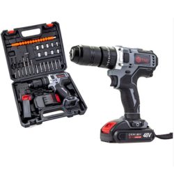   THO 2-batériový vŕtací skrutkovač s 28 príslušenstvami 48 V M-9005