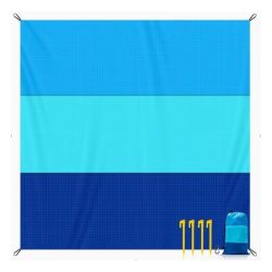   XXL vodovzdorná plážová a pikniková deka, odolná voči piesku, 200 × 210 cm MATA13