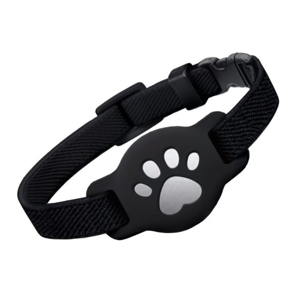 Nastaviteľný obojok pre mačku AirTag – Čierny MC1341810-4