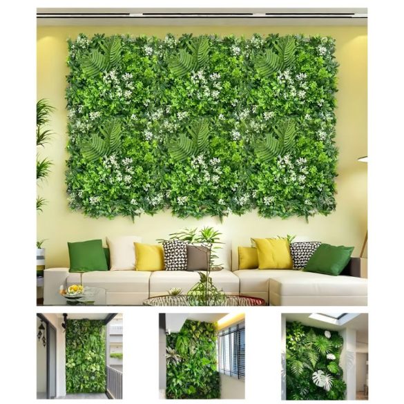 Nástenný panel so zmiešanou zeleňou 60x40 cm MD3022287