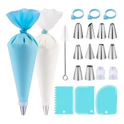   40-dielna sada na zdobenie tort s 10 tryskami – modrá ME2653581