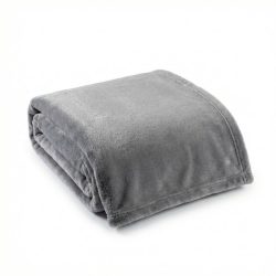 Kožušinová prikrývka v šedej farbe MER06-160X240