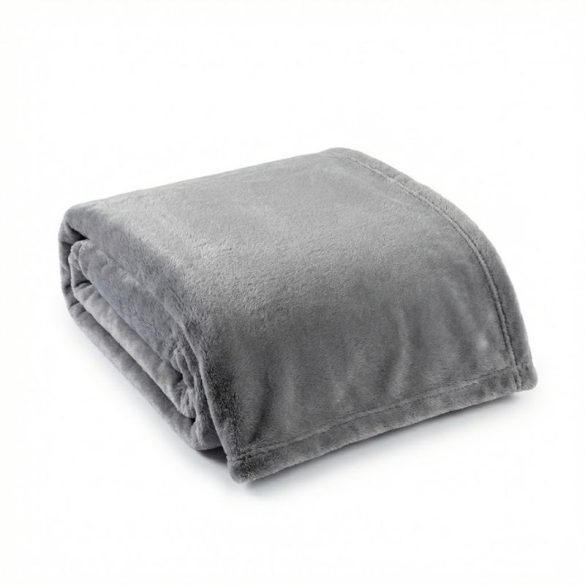 Merino kožušinová prikrývka v šedej farbe MER06-220X240