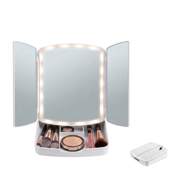 Skladacie LED zrkadlo na líčenie My FoldAway MFA-LST1