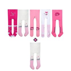   5+1 Bavlnené pančuchy pre bábätká 6-12 mesiacov MGH8009D-5