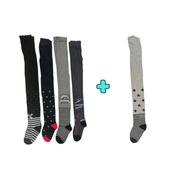 4+1 Detské bavlnené pančuchy 4 až 6 rokov MGH8206-3