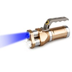   Multifunkčná prenosná vyhľadávacia lampa – 3 šošovky (biele a modré LED) MHK3