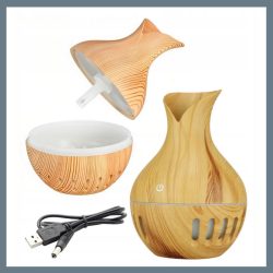   Mini USB aromaterapeutický zvlhčovač vzduchu, 7 farieb LED, 130 ml MINIUSBPARASITO
