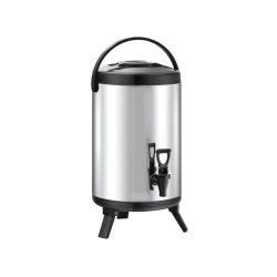   6-litrový izolovaný dávkovač nápojov a termoska z nehrdzavejúcej ocele – strieborná/čierna MJ6028601