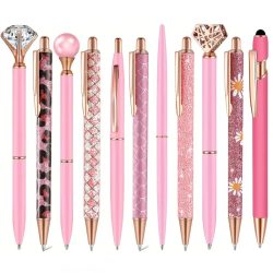   5 ks sada ozdobných guľôčkových pier – ružová MK1614485