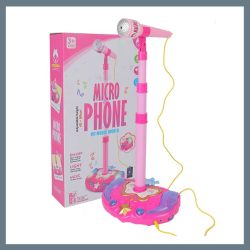 Detský mikrofón so stojanom, ružový MMW1