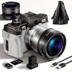   Digitálny fotoaparát G-ANICA 48 MP 4K WiFi kamera na vlogovanie 32 GB MN3678909