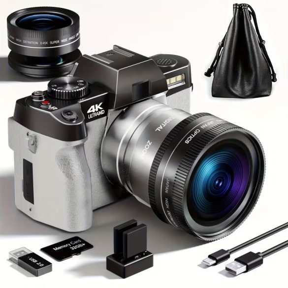 Digitálny fotoaparát G-ANICA 48 MP 4K WiFi kamera na vlogovanie 32 GB MN3678909