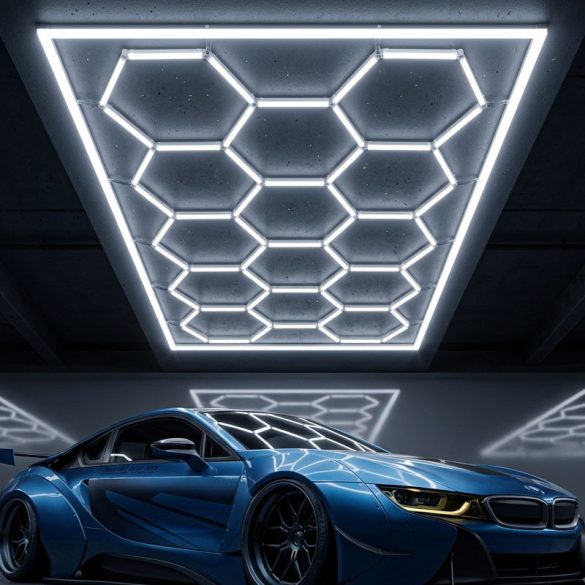 KEHOT Hexagon LED nástenná lampa, 14-hranný rám MN7491818-K