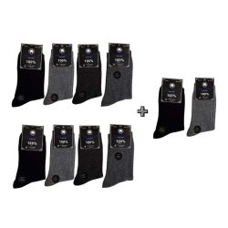 8+2 páry Pánske oblekové ponožky 39 až 42 MP1002-5