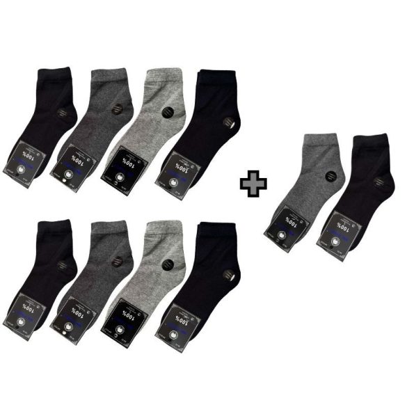 8+2 Pánske bavlnené ponožky 43-46 MP3002-6