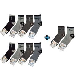 8+2 páry Pánske športové ponožky 39 až 42 MP3007-5
