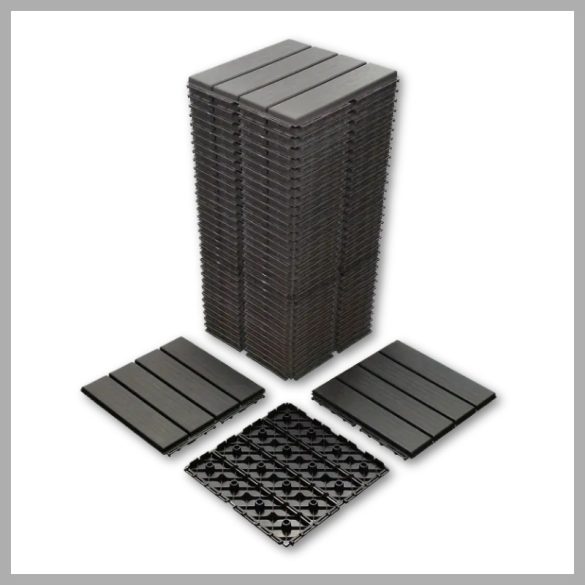 36 ks spojiteľné plastové podlahové dlaždice MP94626