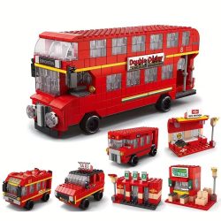   Autobus a autobusová stanica stavebnica 10 v 1 1198 dielov MR10636688-3