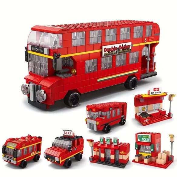 Autobus a autobusová stanica stavebnica 10 v 1 1198 dielov MR10636688-3